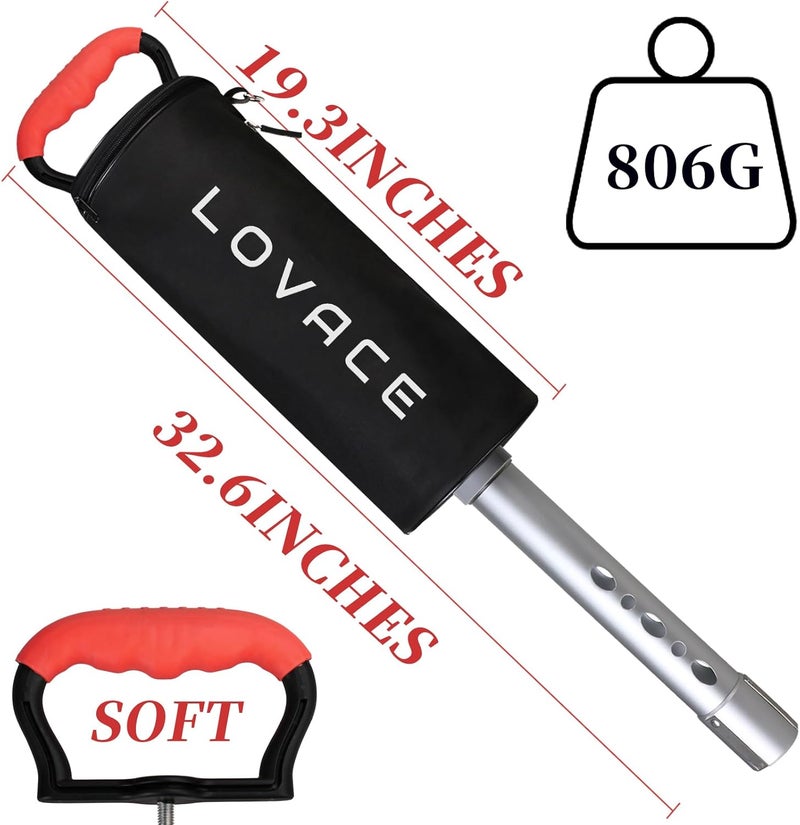 LOVACE Golf Ball Retriever, Shag Bag for Golf Balls with Detachable Aluminum Alloy Tube - Image 3
